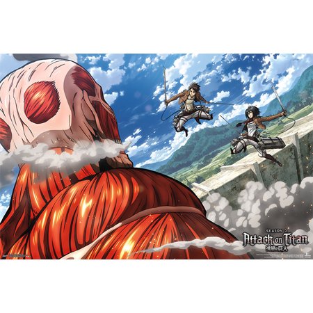 Attack on Titan - Double Team Wall Poster, 22.375" x 34"