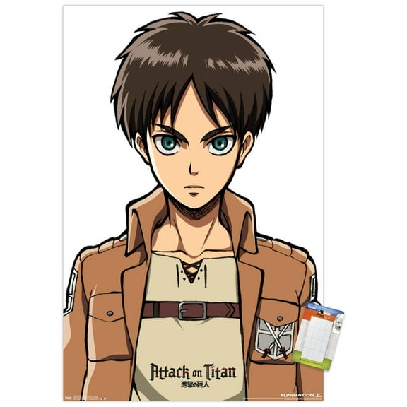 Attack on Titan - Eren Wall Poster, 22.375" x 34"