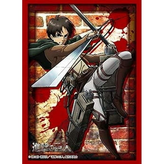 Attack on Titan Eren Yeager Trading Character Sleeve Card Game Anime Vol.1350