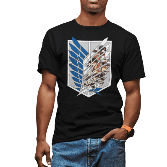 Attack on Titan Erin Yeager and Mikasa Ackerman Tribute T-shirt Designed by Impressive Inks