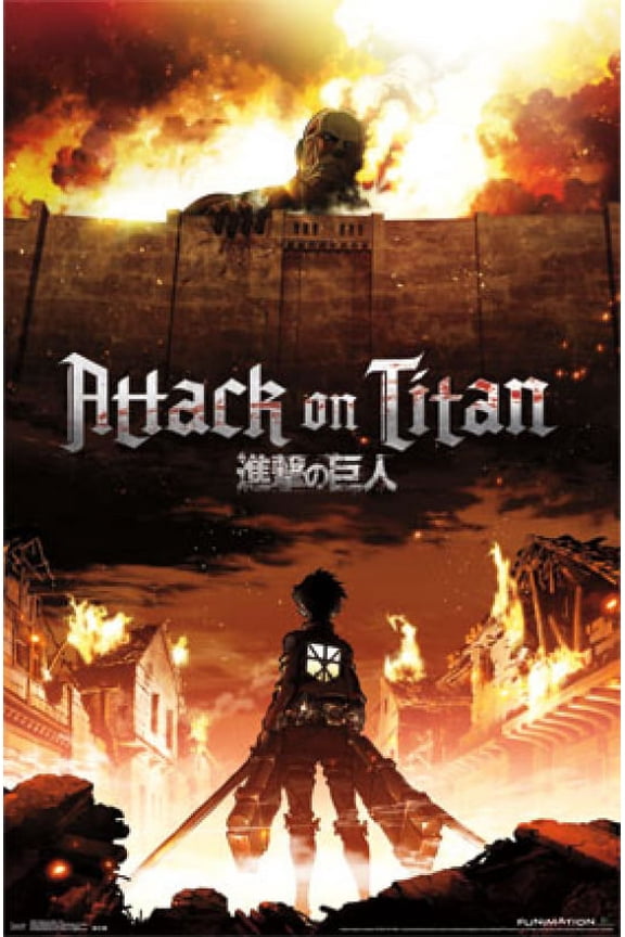 Attack on Titan - Fire Poster Print (22 x 34)