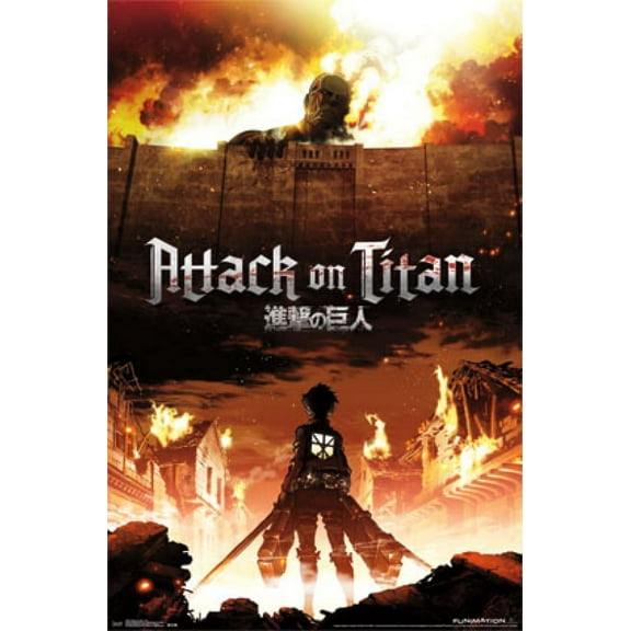 Attack on Titan - Fire Poster Print (22 x 34)