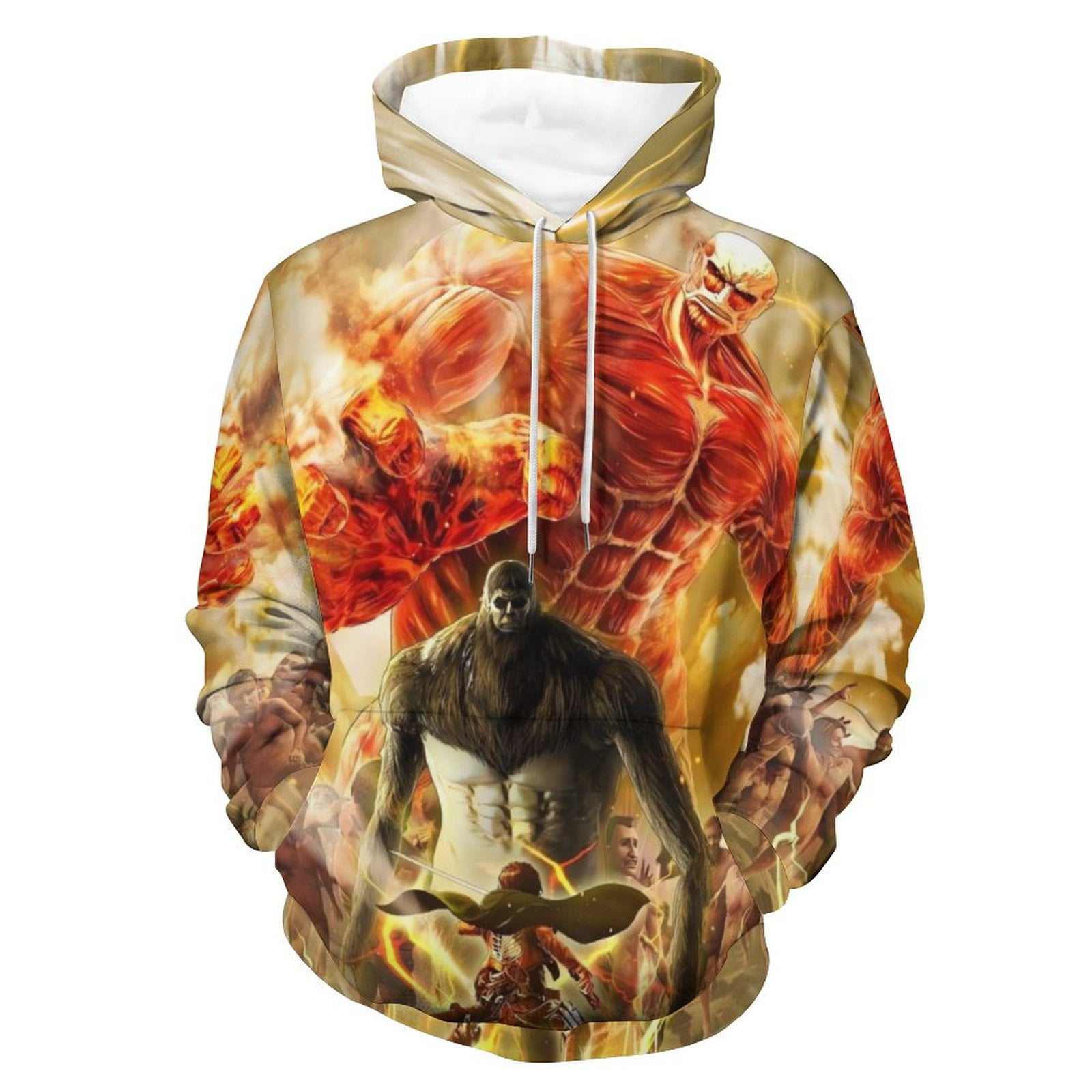 Men's Lightweight Hoodie - Novelty Graphic Pullover Sweatshirt, Soft Polyester, Drawstring Hood