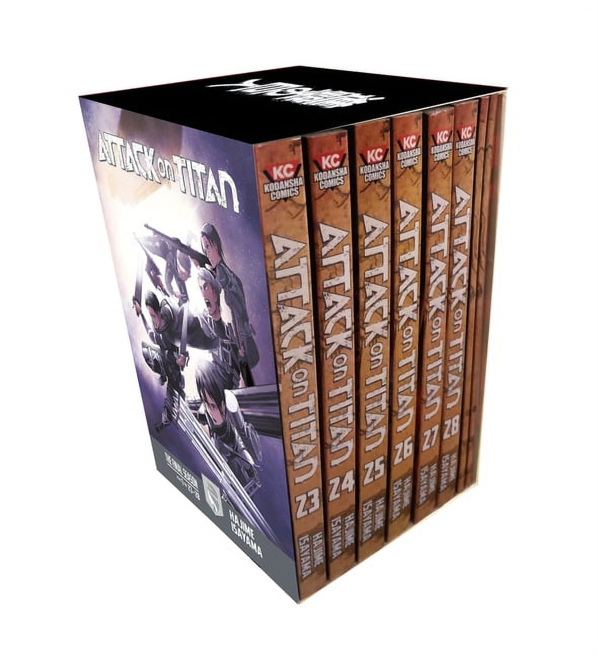 Attack on Titan Manga Box Sets: Attack on Titan The Final Season Part 1 Manga  Box Set (Series #6) (Paperback) 