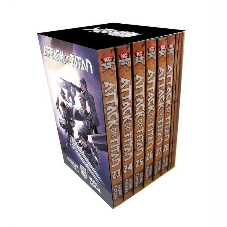 Attack on Titan Manga Box Sets: Attack on Titan The Final Season Part 1  Manga Box Set (Series #6) (Paperback) 