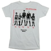 Attack on Titan Mens T-Shirt - Lineup Team Image X-Large