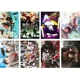 thumbnail image 1 of Attack on Titan Poster Decor-Art Fan Decor-Frameless HD Print Anime Poster - 8 Pcs, 11.5 x 16.5, 1 of 3