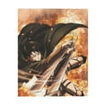 thumbnail image 1 of Attack on Titan Poster, Japanese Anime Canvas Decorative Poster, Wall Art for Dorm Bedroom Living Room, No Frame, 1 of 7