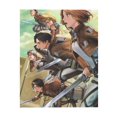 thumbnail image 1 of Attack on Titan Poster, Japanese Anime Canvas Decorative Poster, Wall Art for Dorm Bedroom Living Room, No Frame, 1 of 7