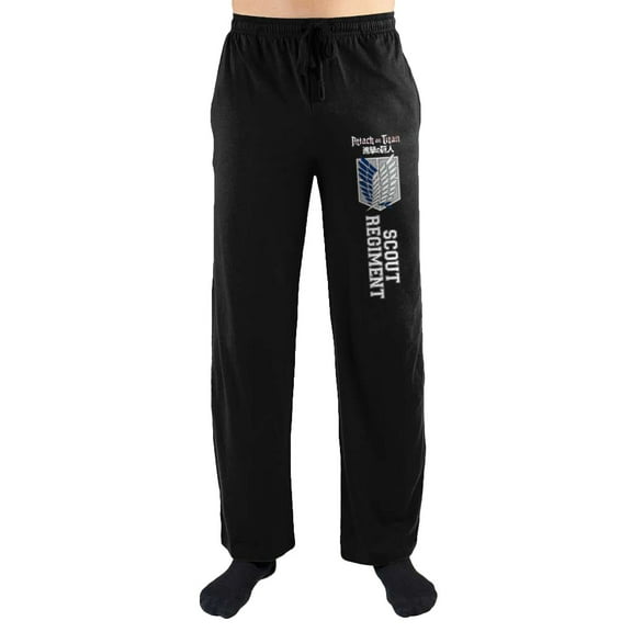 Attack on Titan Scout Regiment Emblem Sleep Pajama Pants-Large