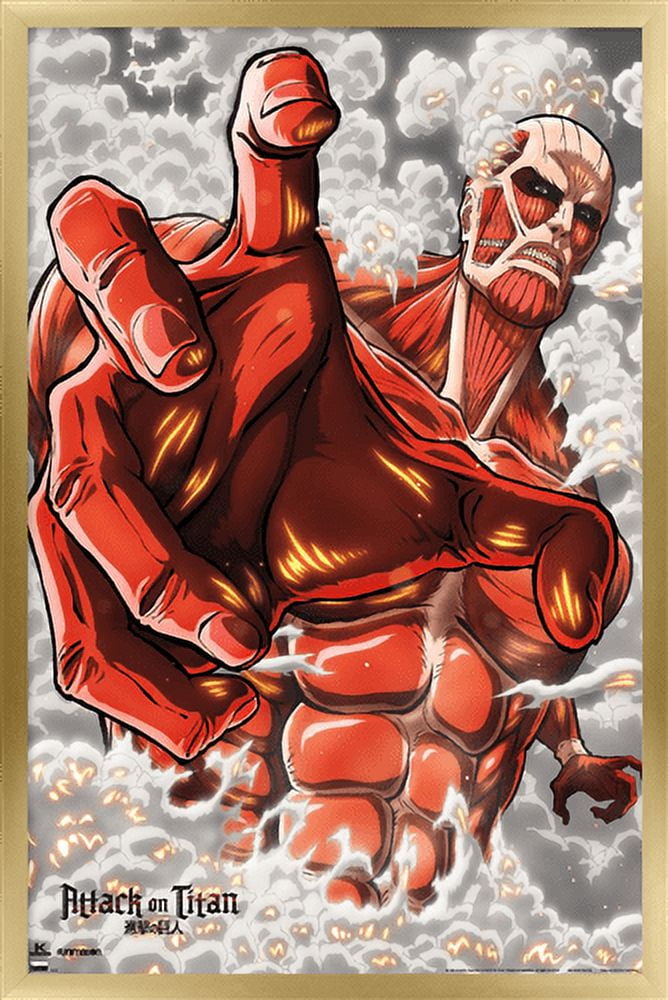 Trends International Attack on Titan - Attack Wall Poster, 22.375 x 34,  Unframed Version