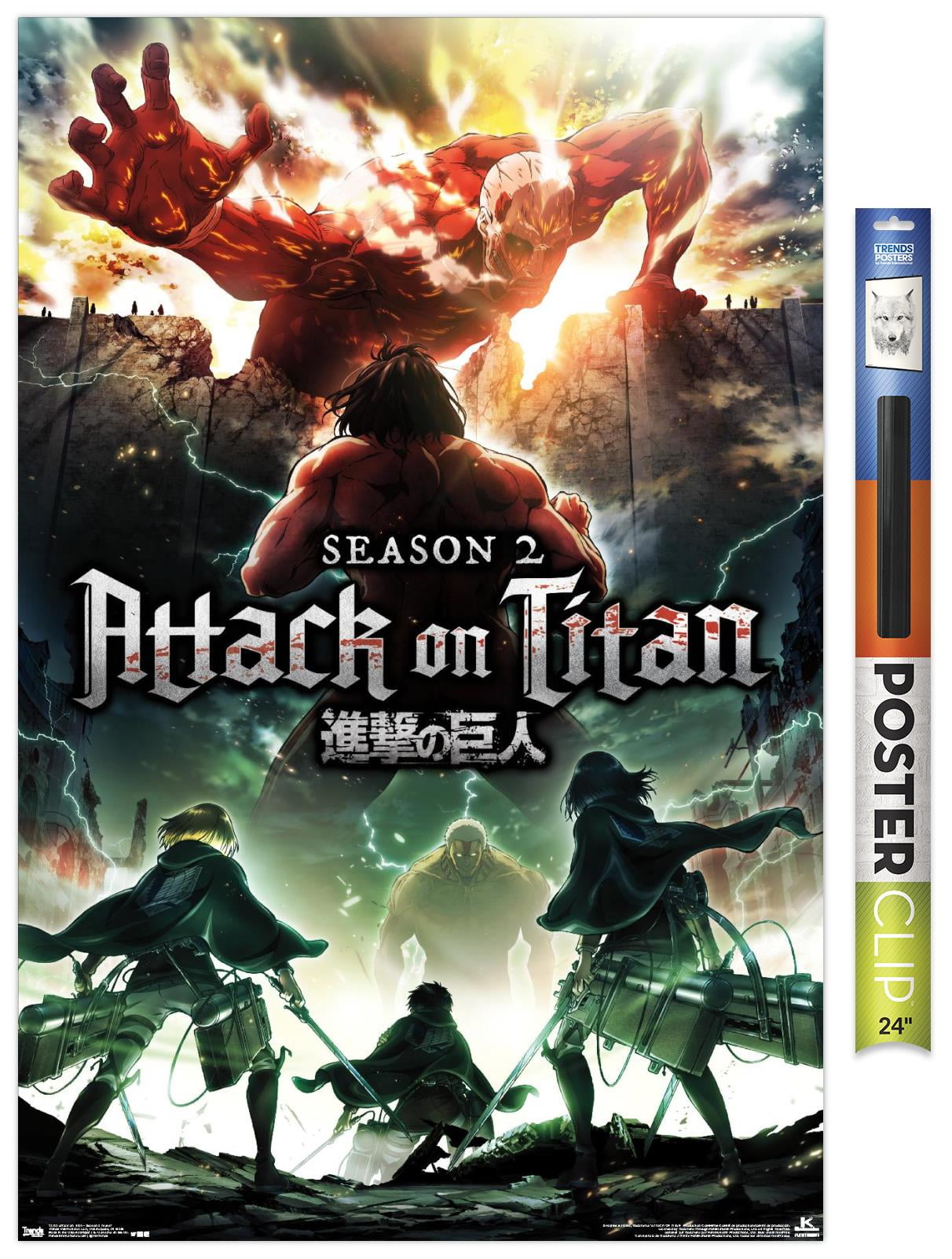 Attack on Titan The Final Season Part 2 Poster Poster – Anime Town Creations