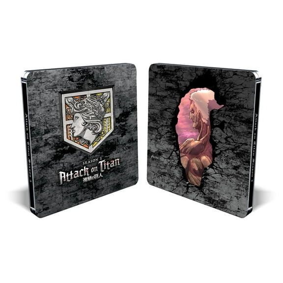 Attack on Titan: Season 3 Complete Steelbook (Blu-ray) Crunchyroll Action Adventure