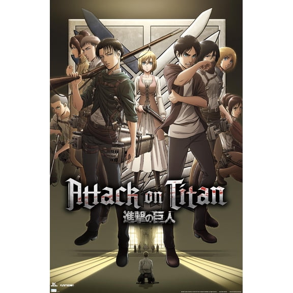 Attack on Titan: Season 3 - Group Wall Poster, 22.375" x 34"