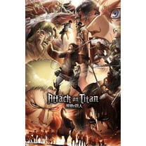 Attack on Titan: Season 3 - Key Art Wall Poster, 22.375" x 34"