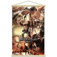 thumbnail image 1 of Attack on Titan: Season 3 - Key Art Wall Poster with Wooden Magnetic Frame, 22.375" x 34", 1 of 3