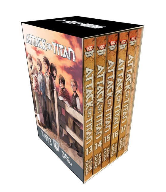 HAJIME ISAYAMA Attack on Titan Manga Box Sets: Attack on Titan Season 3 Part 1 Manga Box Set (Series #4) (Paperback)