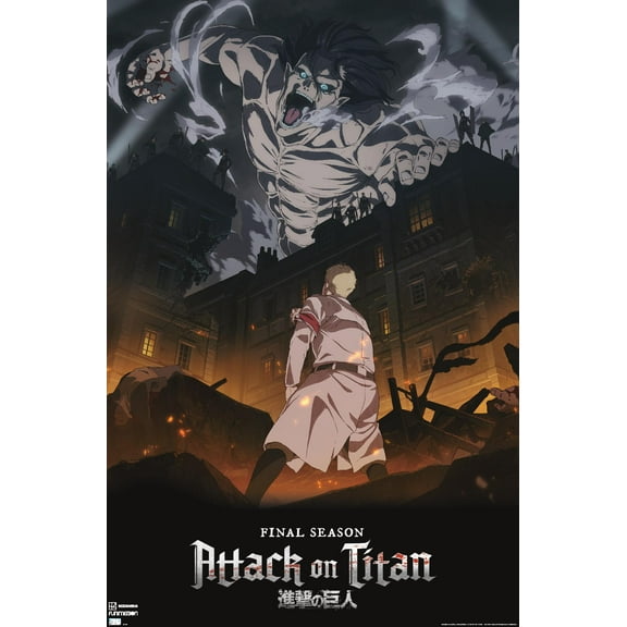 Attack on Titan: Season 4 - Key Visual 1 Wall Poster, 22.375" x 34"