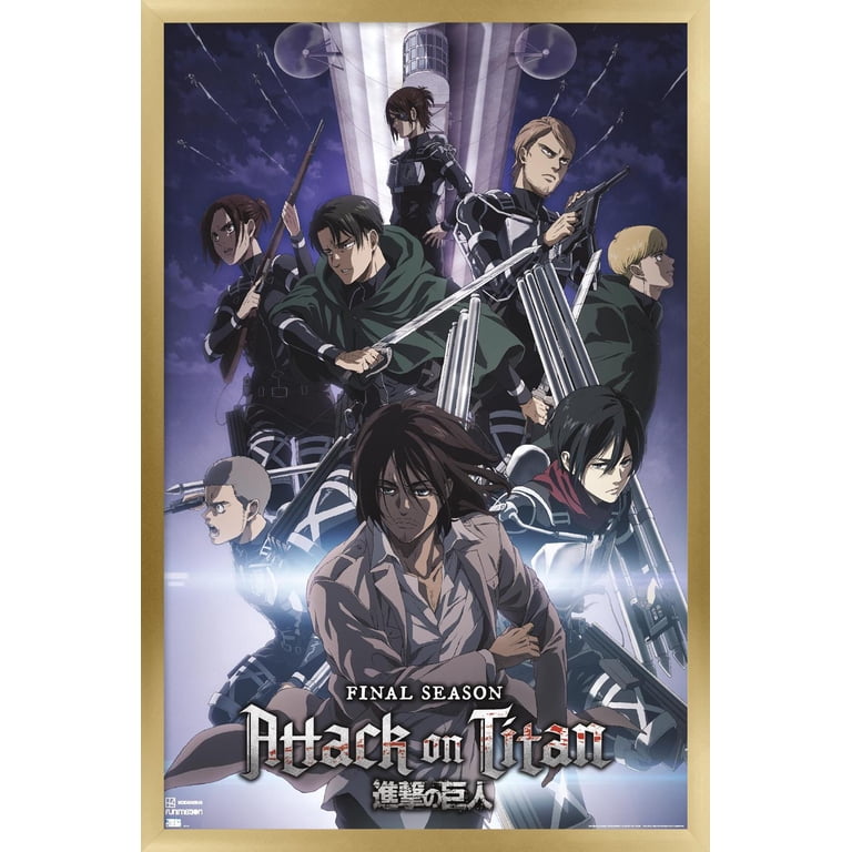 Attack on Titan: Season 4 - Key Visual 2 Wall Poster, 22.375