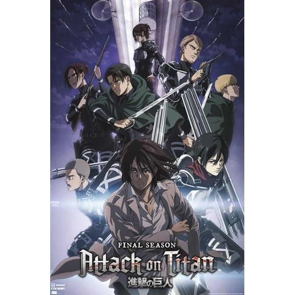 Attack on Titan: Season 4 - Key Visual 2 Wall Poster, 22.375" x 34"
