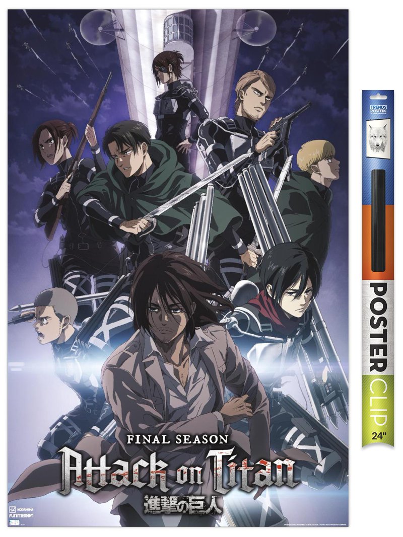Attack on Titan: Season 4 - Key Visual 2 Wall Poster, 22.375