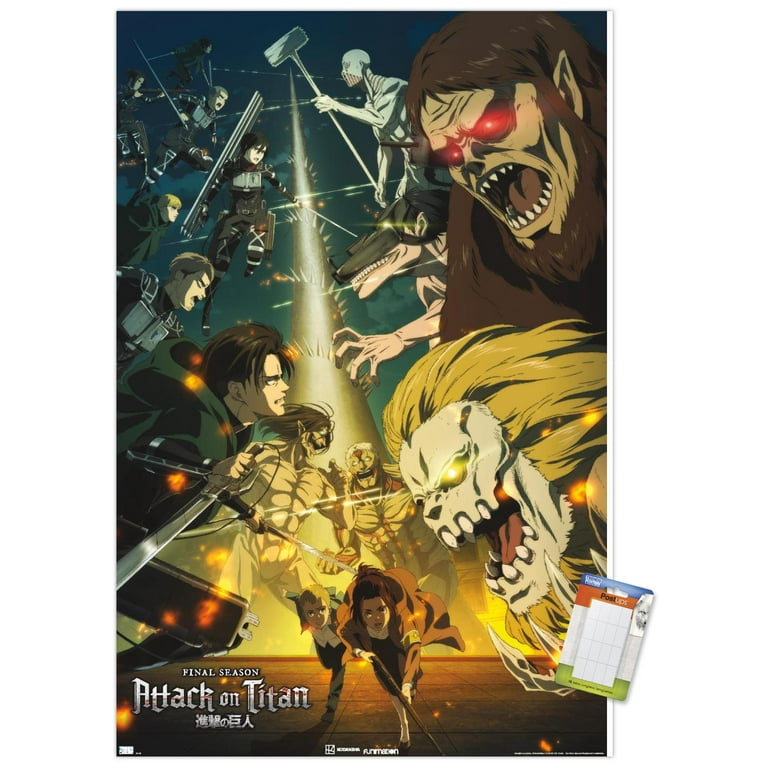 Poster Attack On Titan S4 Online ATTACK ON TITAN Poster S4 Group