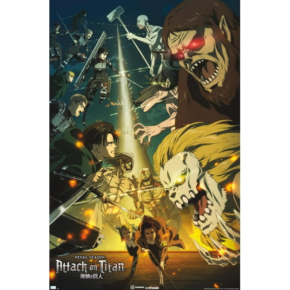 Attack on Titan: Season 4 - Key Visual 3 Wall Poster, 22.375" x 34"