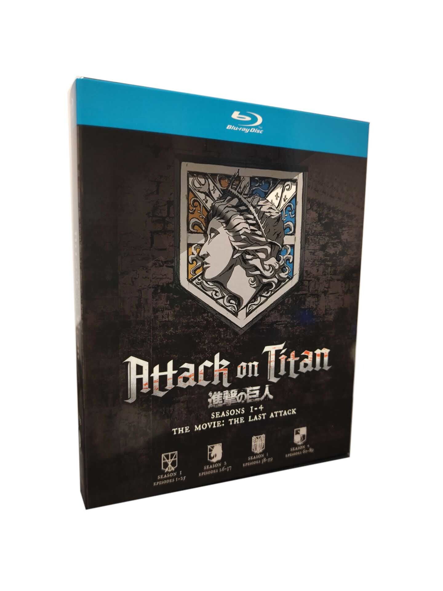 Funimation, Attack on Titan Full Series, Seasons 1-4, Episodes 1