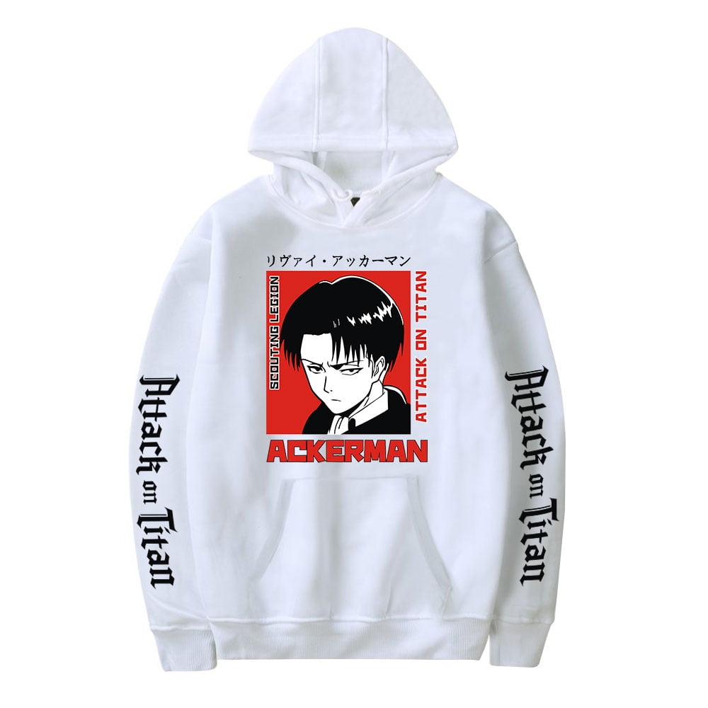 Attack on Titan Hoodies para homens e mulheres, moletons quentes, anime  japonês, rivaille engraçado, Ackerman, Hanji