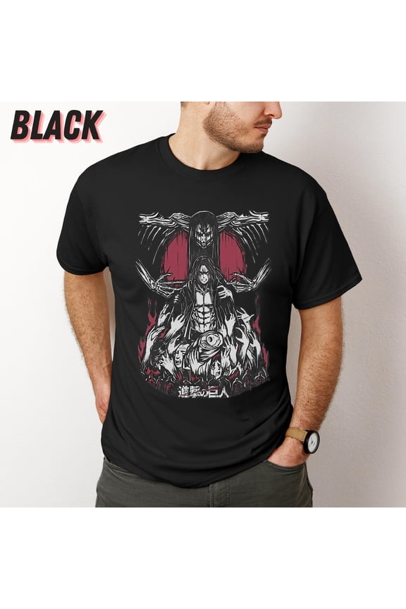 Attack on Titan T-Shirt, Eren Yeager Shirt, Eren Yeager T-shirt, Eren shirt, Eren Shirt Cosplay, Attack on Titan Shirt, Attack on Titan Tshirt
