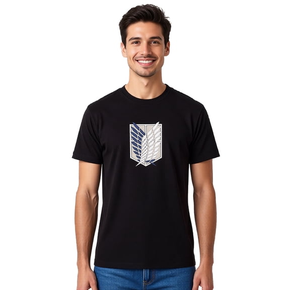 Attack on Titan T-Shirt Men's Wings of Freedom Graphic Tee