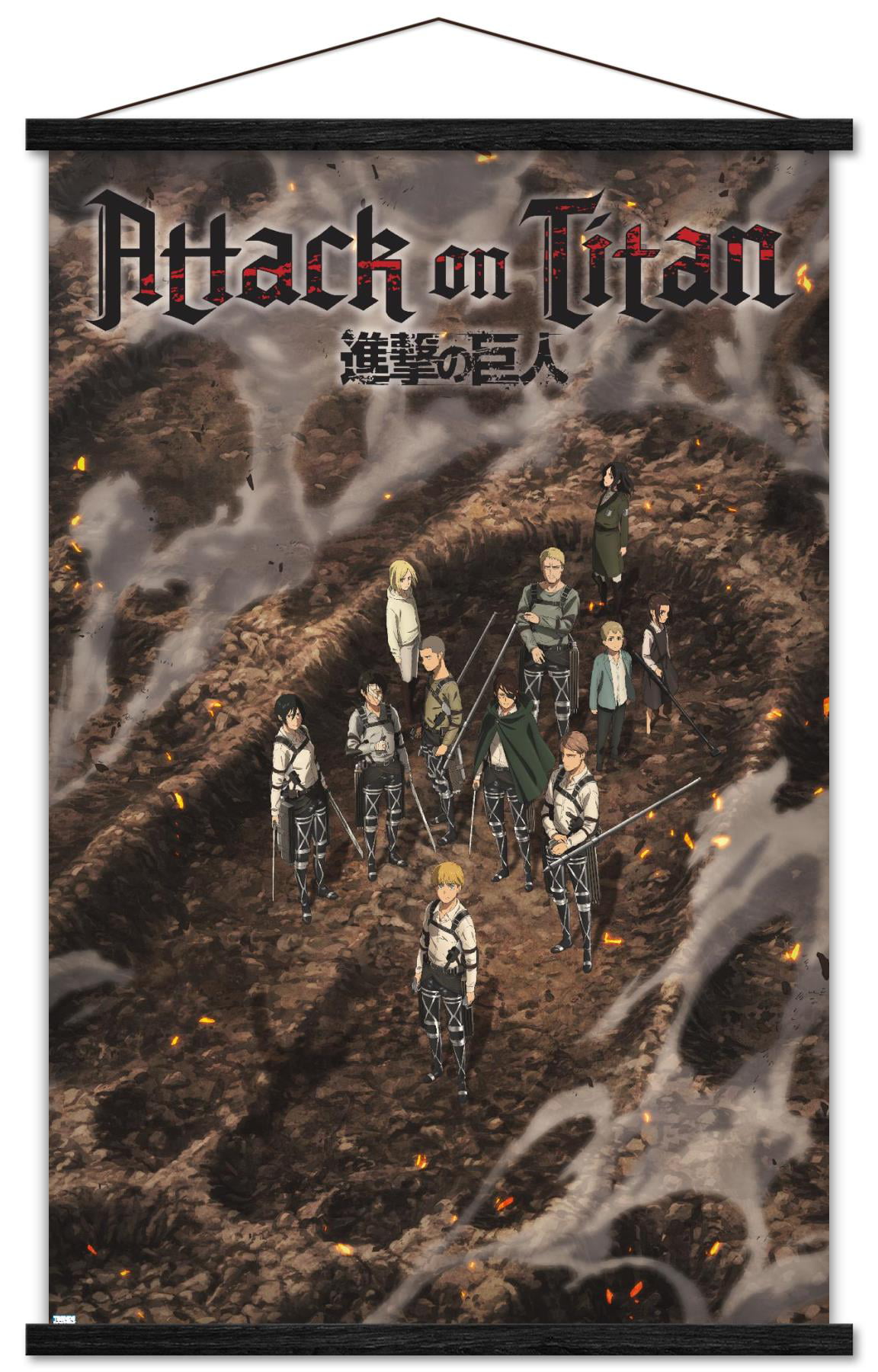 Attack on Titan: The Final Season - Part 3 Teaser Wall Poster, 22.375 x  34 