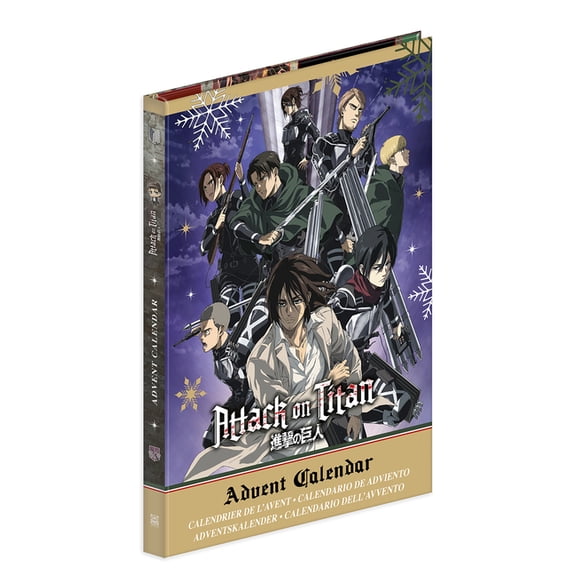 Attack on Titan: The Official Advent Calendar: 24 Days of Exclusive Gifts and Surprises, (Paperback)