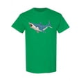 thumbnail image 1 of Attacking Shark Side View T-Shirt Men -Image by Shutterstock, Male 3X-Large, 1 of 2