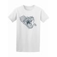 thumbnail image 1 of Attacking Snake Tattoo Style Tee Men's -Image by Shutterstock, 1 of 2