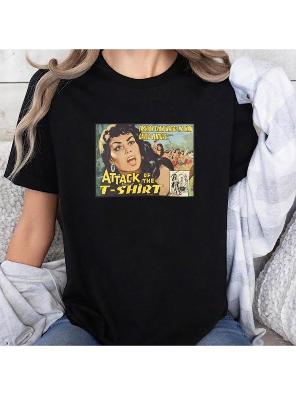 AttackoftheTshirt Vintage Movie Poster 100% Cotton T-shirt Sizes S-5XL