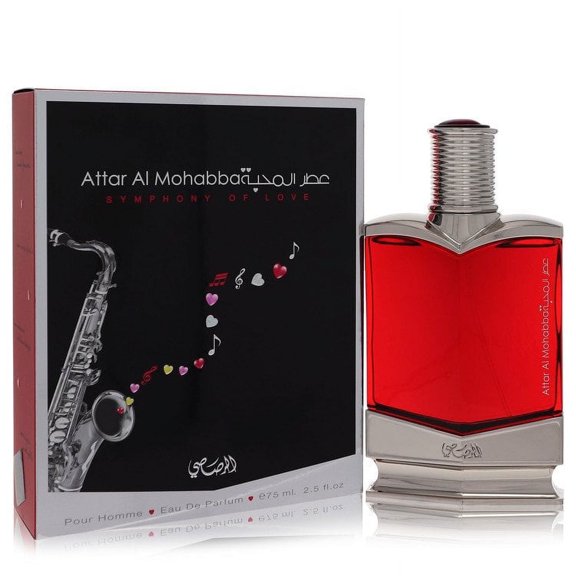 Attar Al Mohabba by Rasasi Eau De Parfum Spray 2.5 oz Pack of 2
