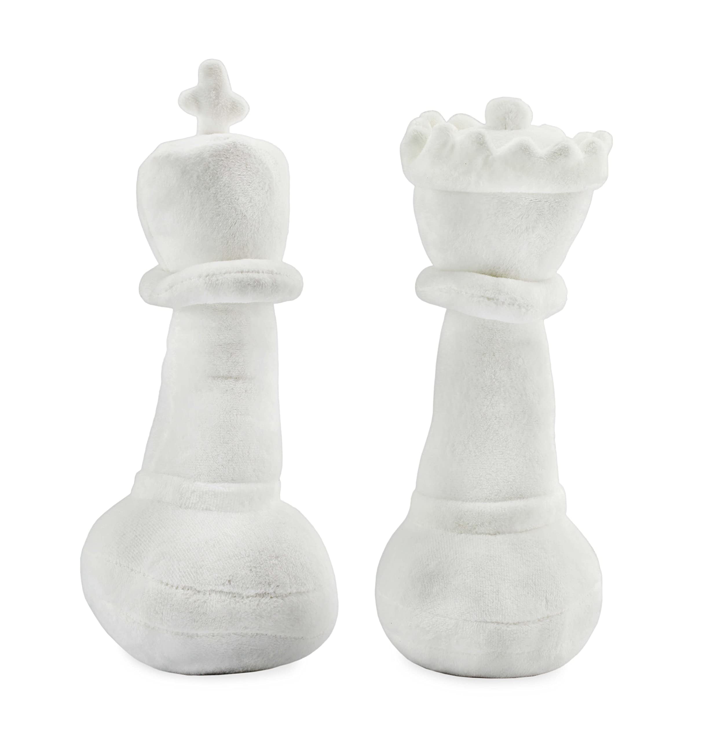 Attatoy Plush Chess Pieces (Set of 2): King and Queen Stuffed Toy Chess  Game Figures 