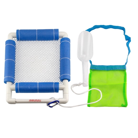 Attatoy Shark Tooth Sand Sifter Set; Beach Fun Play Set w/ Mesh Screen, Scoop, Clip, Bag and Treasure Hunt Guide