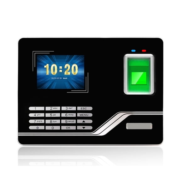 Attendance System Fingerprint TCPIP USB Password Access Control Office Time Clock Employee Recorder Device Biometric Machine - Efficient Management
