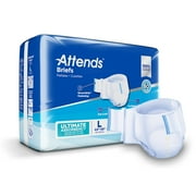 Attends Adult Incontinence Brief L Heavy Absorbency Contoured, DDC30, Severe, 24 Ct