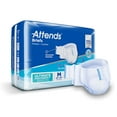 thumbnail image 1 of Attends Advanced Adult Contoured Incontinence Brief Heavy Absorbency, Medium, 96 Count, 1 of 8