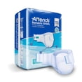 thumbnail image 1 of Attends Bariatric Incontinence Disposable Briefs, 4X-Large, Up to 106" Waist with SecureGrip Tab Closure, Ultimate Absorbency, Dry-Lock Containment Core & ConfidenceCuff Leakage Protection, 32ct Case, 1 of 10
