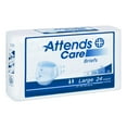 thumbnail image 1 of Attends Care Adult Incontinence Brief L Heavy Absorbency Breathable, BRHC30, Heavy, 24 Ct, 1 of 5