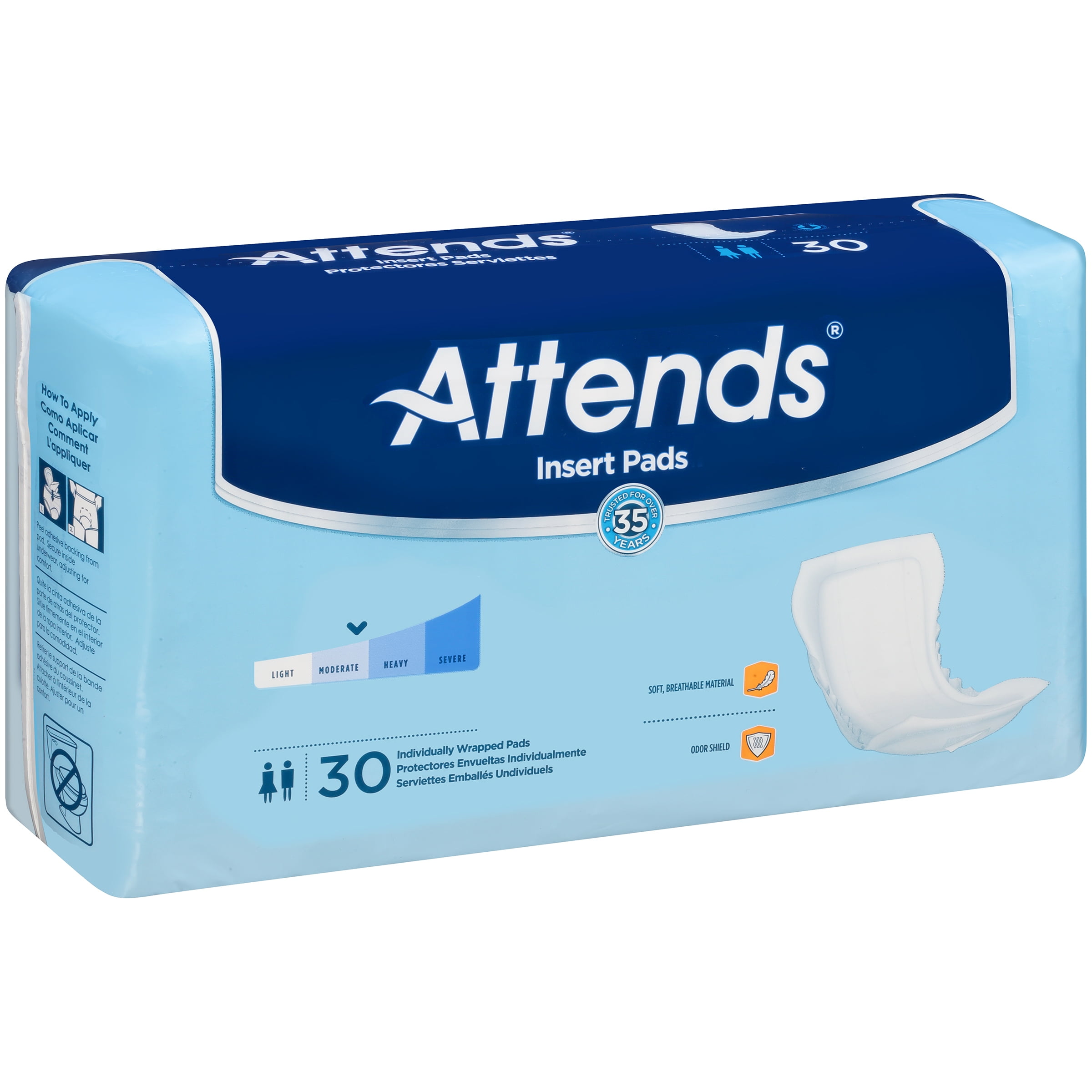 Attends Healthcare Products 16823101 18 in. Insert Pad Adult Disposable ...