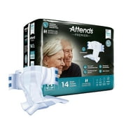 Attends Premier Adult Incontinence Brief M Heavy Absorbency Overnight, ALI-BR20, Overnight, 56 Ct