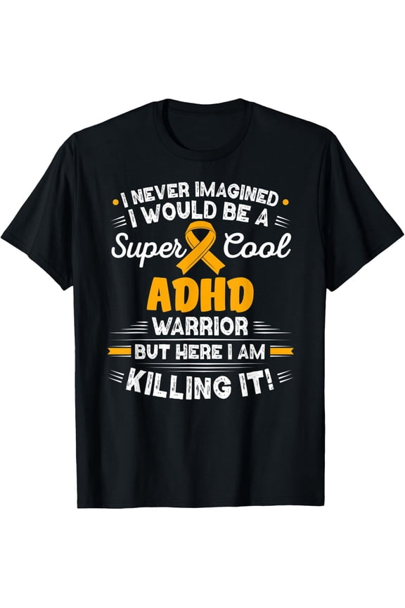 Attention Deficit Hyperactivity Disorder ADHD Awareness T-Shirt