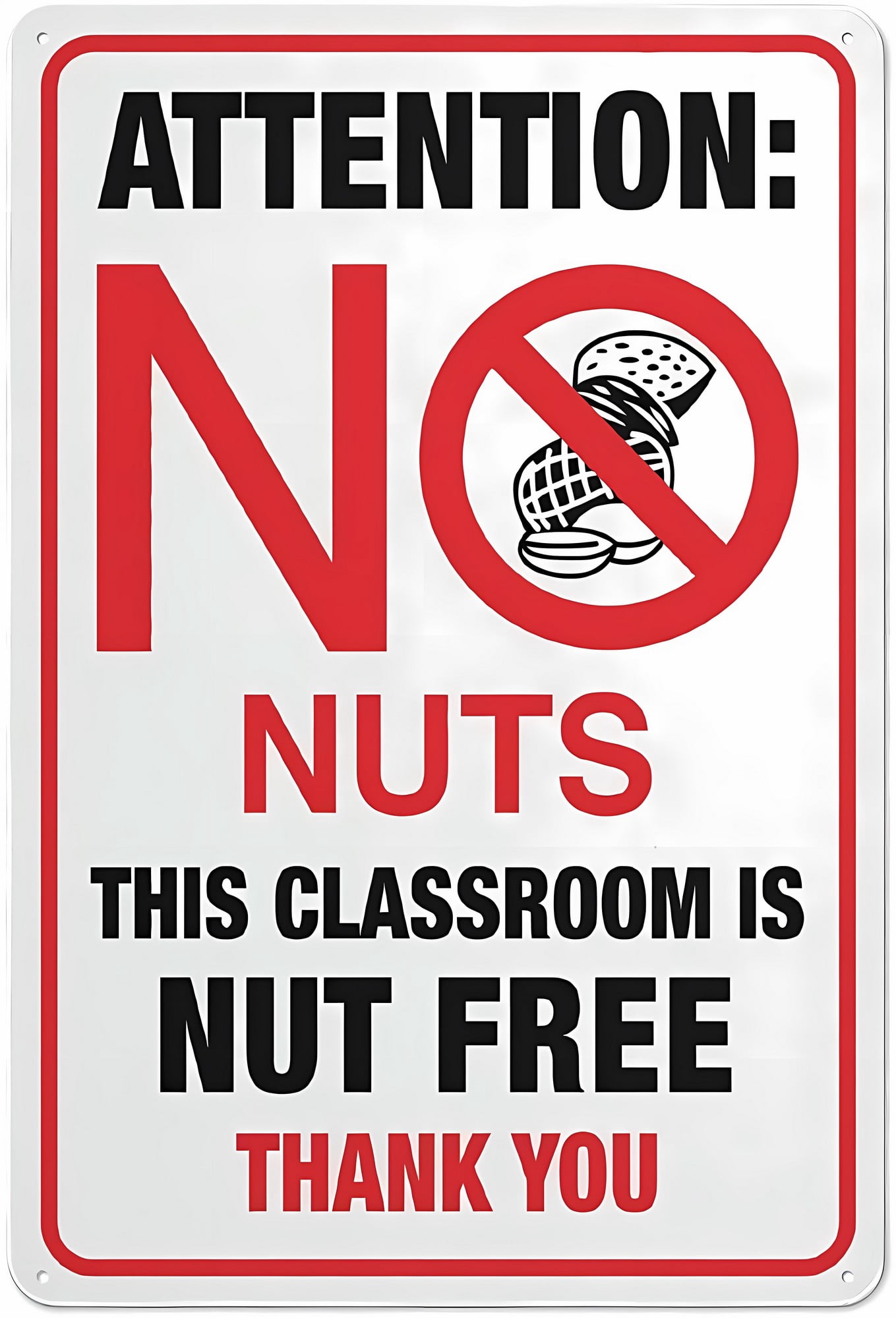Attention No Nuts This Classroom - 8