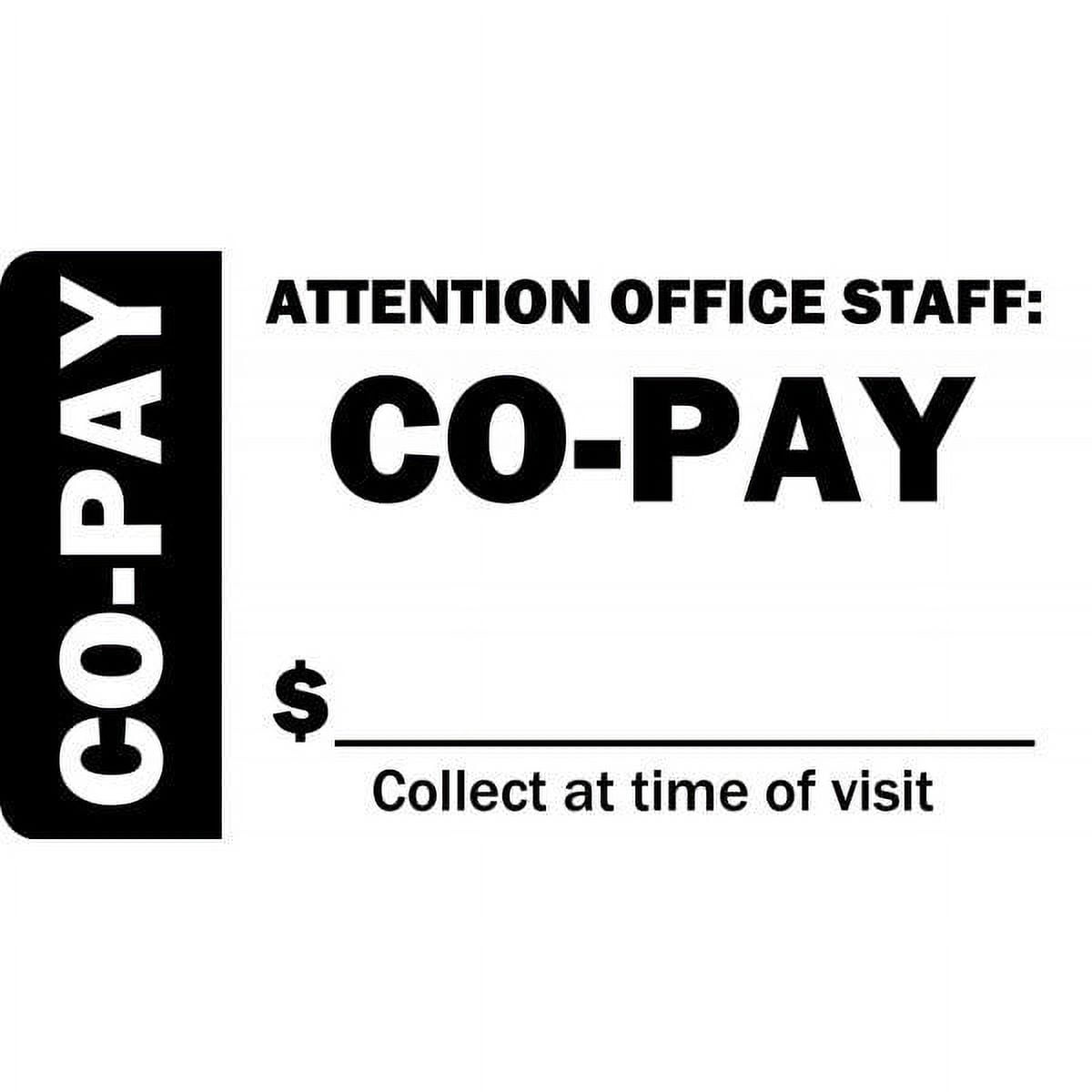 Attention Office Staff Co-Pay Labels - Walmart.com