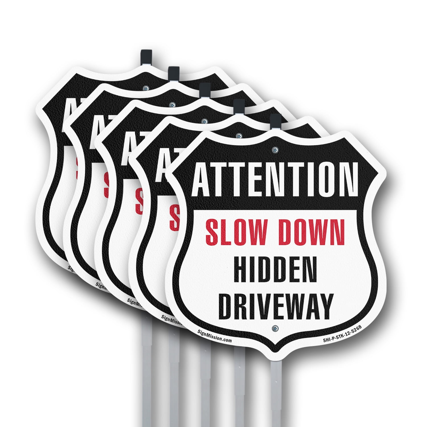 Beware Concealed Driveways Sign – New Signs
